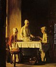 Preparing The Meal by Claude Joseph Bail